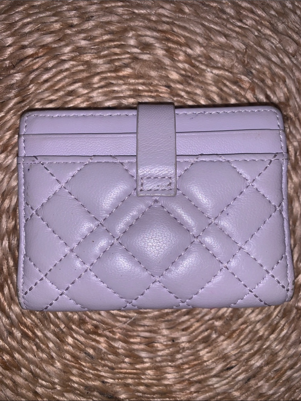 Kurt Geiger London bifold quilted lavender wallet - Picture 7 of 8